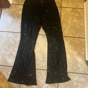 Black sequins flares!!